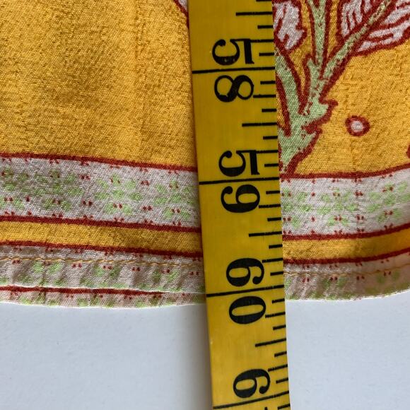 FREE PEOPLE Jumpsuit MD Little of Your Love Marigold Boho Wide Leg Smocked Chest - Picture 16 of 16